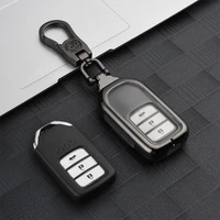 zinc alloy car remote key case cover for honda 2016 2017 crv pilot accord civic fit freed accord cr v hr v mugen sports style