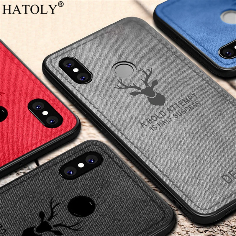 Чехол для samsung Galaxy A40 с тканевой текстурой из ТПУ мягкая задняя крышка телефона