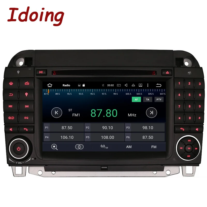 Idoing 2 din Android 9.0 4G+32G 8Core For MercedesBenz CL55 600 Car Radio Dvd Player Steering Wheel Video WiFi 3G TV Fast Boot | Автомобили
