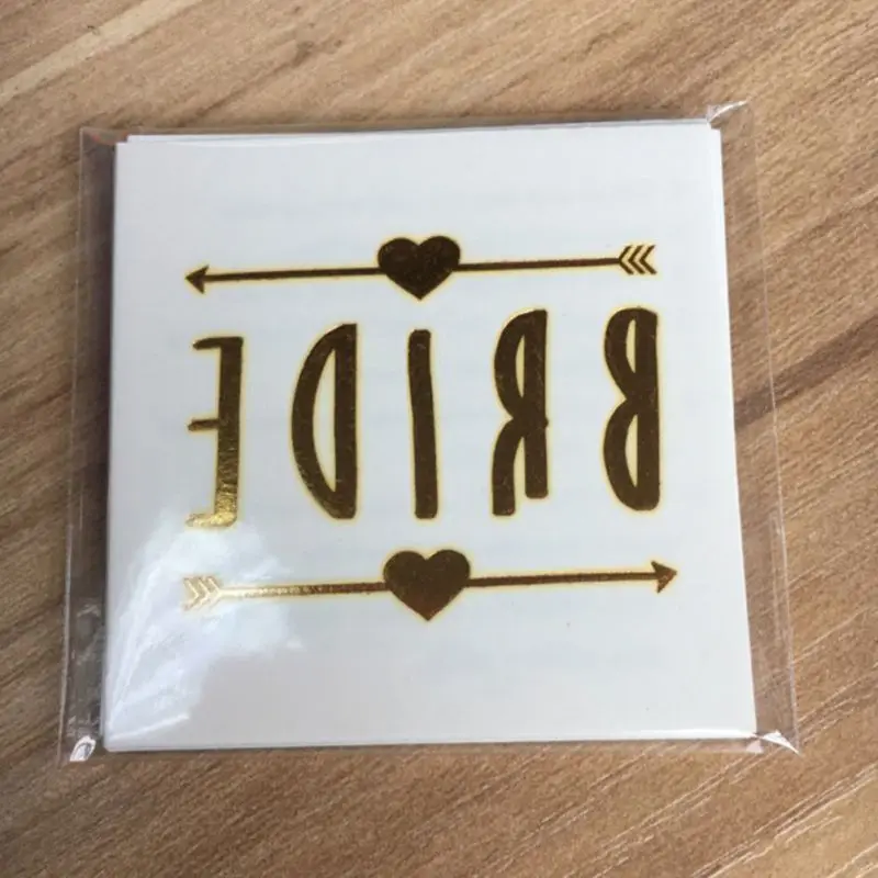 12 шт. временная тату наклейка для подружки невесты украшение свадьбы свадебные