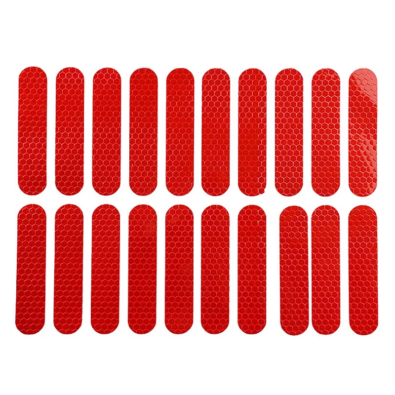 20Pcs Full Cover Car Body Reflective Styling Stickers for Xiaomi Mijia M365 Max G30 Electric Scooter Skateboard Accessories Red | Спорт и