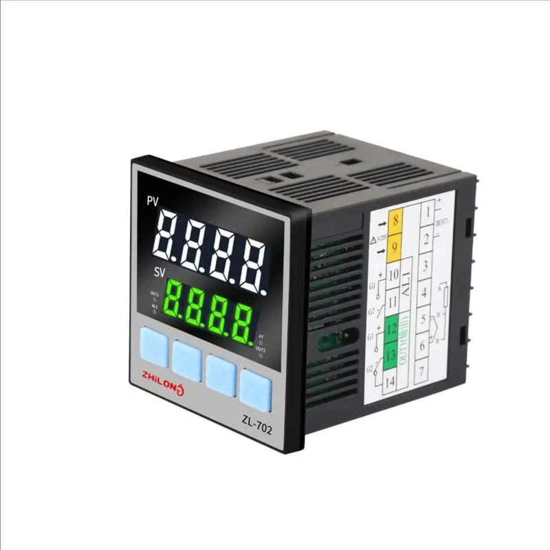  Zhilong temperature controller ZL702 intelligent LCD temperature control instrument SSR adjustable temperature controller switch