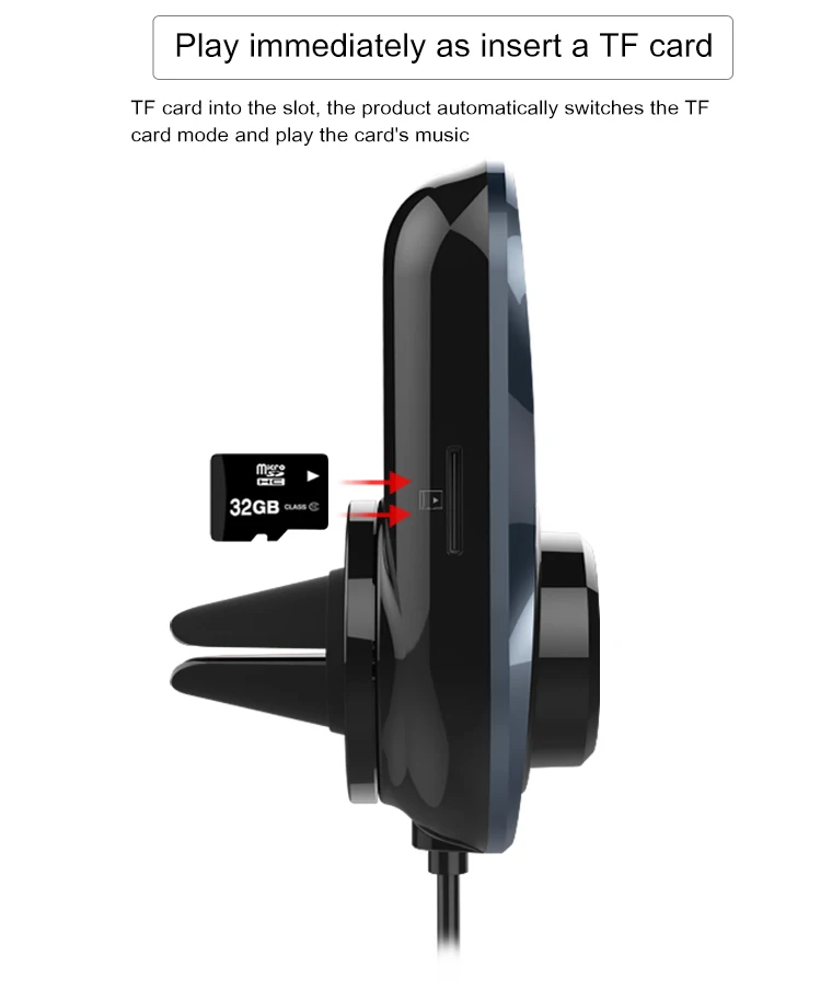 Bluetooth FM передатчик аудио автомобильный комплект FM модулятор радио адаптер Автомобильный mp3 плеер Поддержка TF карта u-диск двойной USB