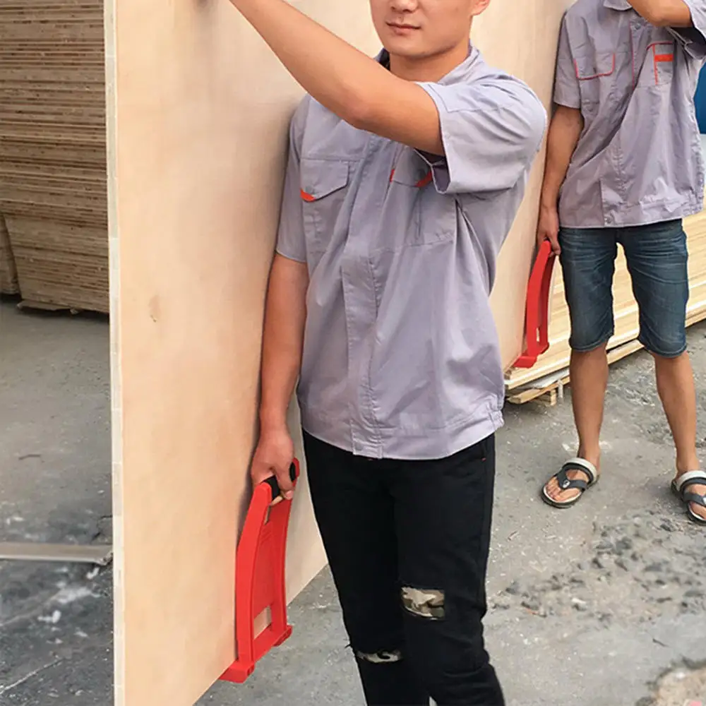 

Wooden Handle Load Tool Panel Carrier Gripper Carry Drywall Plywood Sheet ABS For Carrying Glass Plate Gypsum Board Drywall Tool