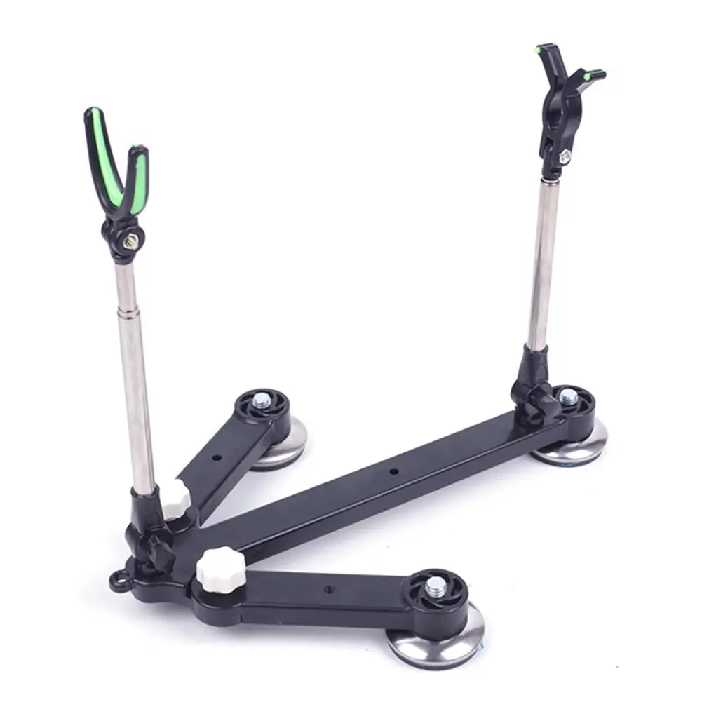 

Fishing Bracket Durable Adjustable Rod Floor Stand Holder Durable Y-shaped Bracket Head With Illuminated Raft Detachable