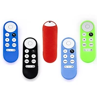 dustproof soft silicone case remote control protective cover for google chromecast tv 2020 voice remote control