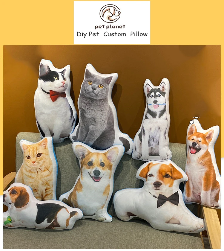 Игрушка для собак подушка в форме самостоятельной сборки 3d фото кошек домашних