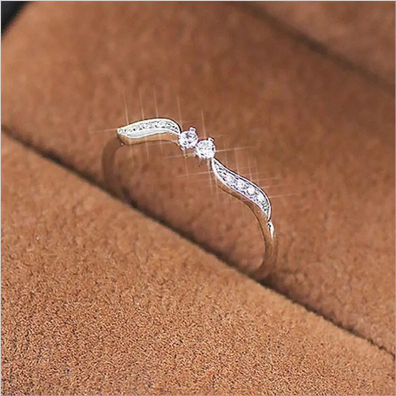 FDLK изысканное бинарное кольцо с листьями ивы для женщин Свадебные вечерние