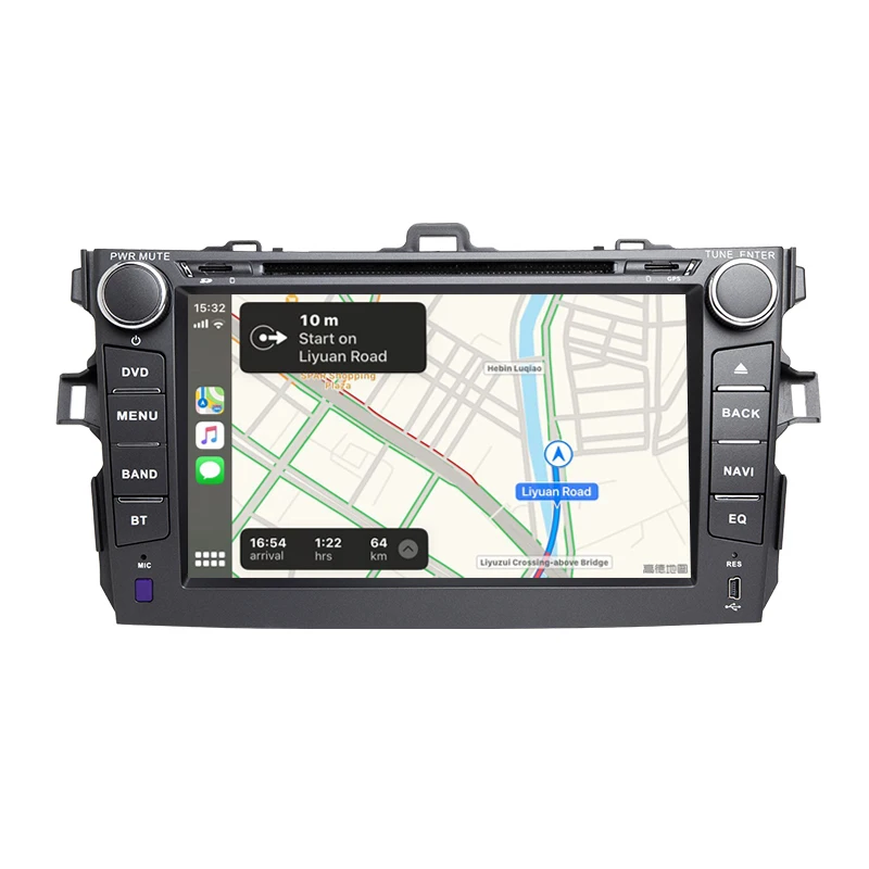 

Android 9,0, DVD- CarPlay Toyota Corolla 2007, 2008, 2009, 2010, 2011, GPS