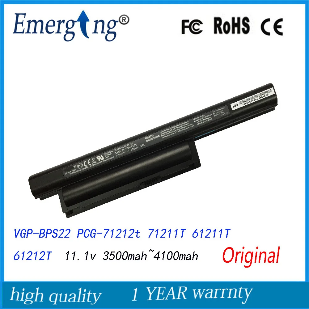 

Оригинальный Новый аккумулятор для ноутбука SONY VGP-BPS22 71211T 61211T 61212T