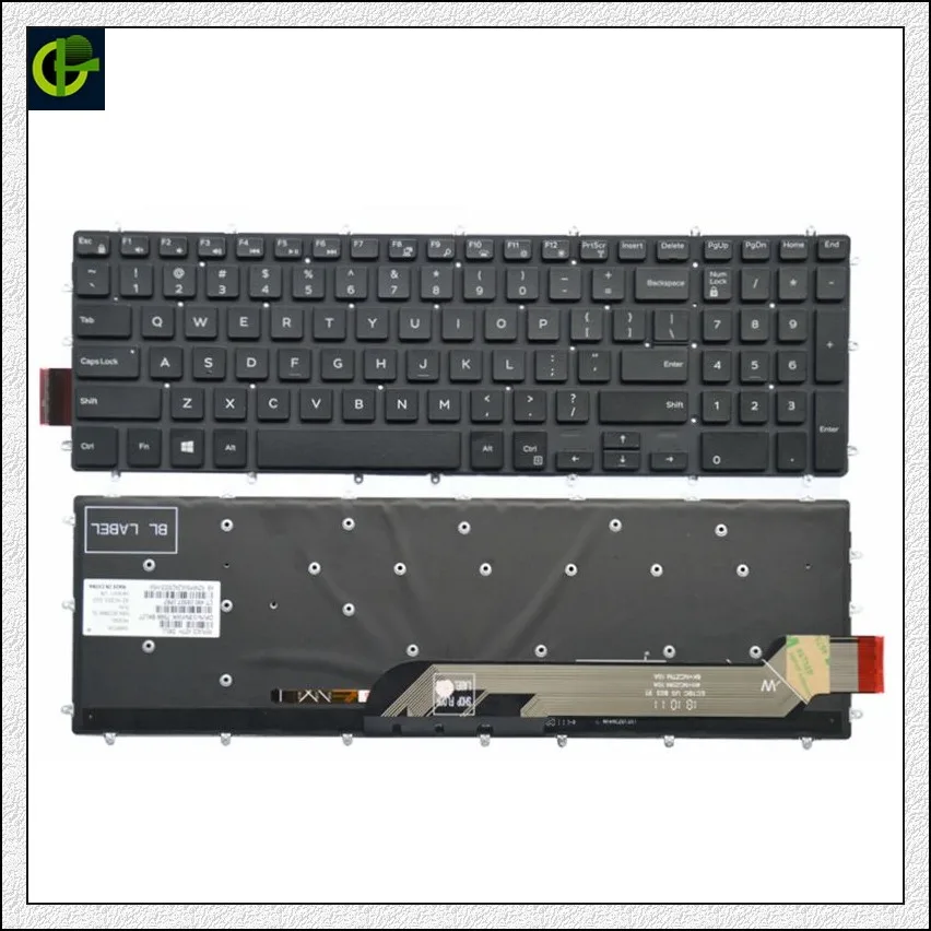 Английская клавиатура с подсветкой для Dell G5 15 5587 5590 G7 7588 7790 игровая ноутбука