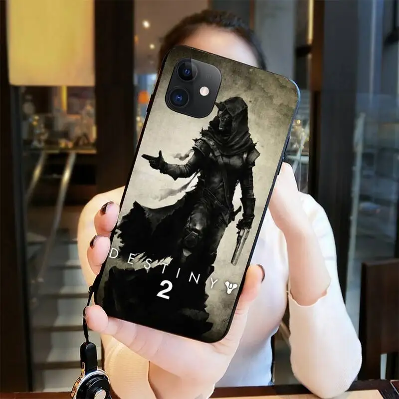 Чехол для телефона CUTEWANAN Shooting game Destiny 2 из мягкого силикона и ТПУ iPhone 11 pro XS MAX 8 7 6 6S