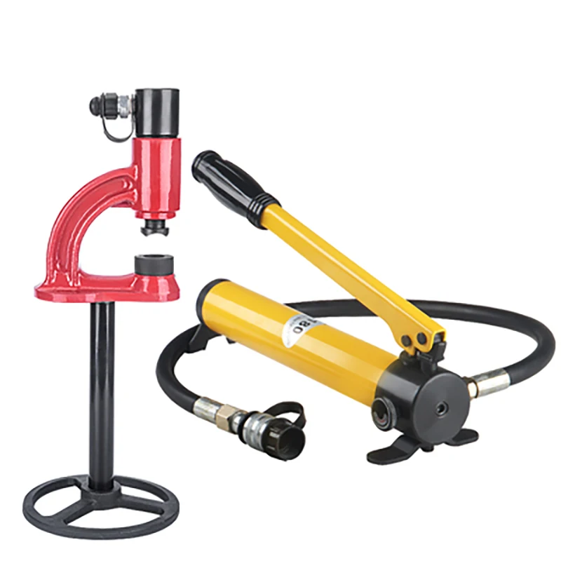 

SYD-35 iron plate opening tool hydraulic punching machine sink bridge stainless steel basin hole opener with CP-180 hand pump