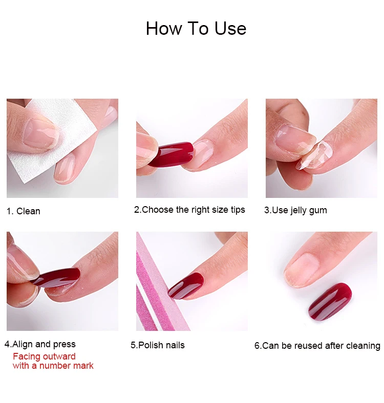 Накладные ногти с полным покрытием 24 шт./компл. бесплатным набором инструментов