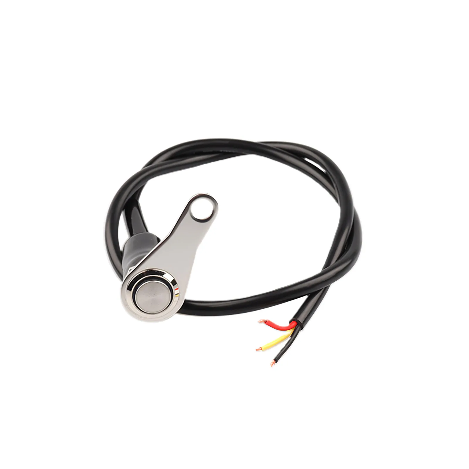 

new Aluminum Alloy Motorcycle 12V DC LED Handlebar Switch Headlight Fog Light Button Universal 12V Dangerous Fog LED Headlight