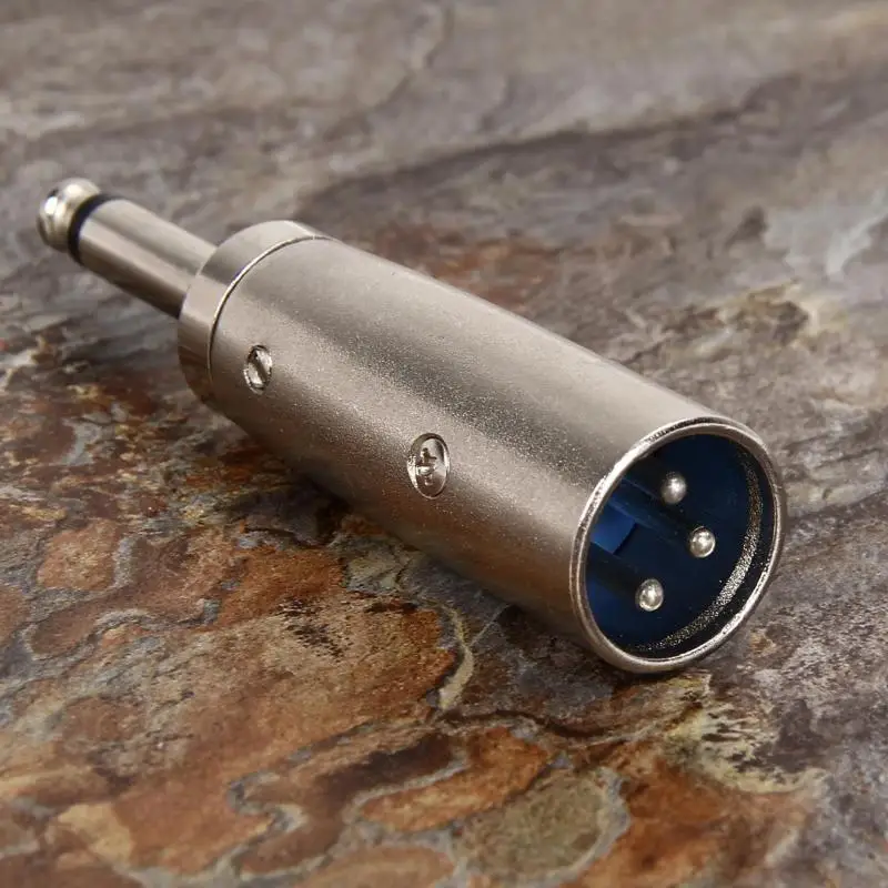 XLR папа Джек 1/4 &quot6 35 мм штекер стерео микрофон адаптер домашний аудио цифровые