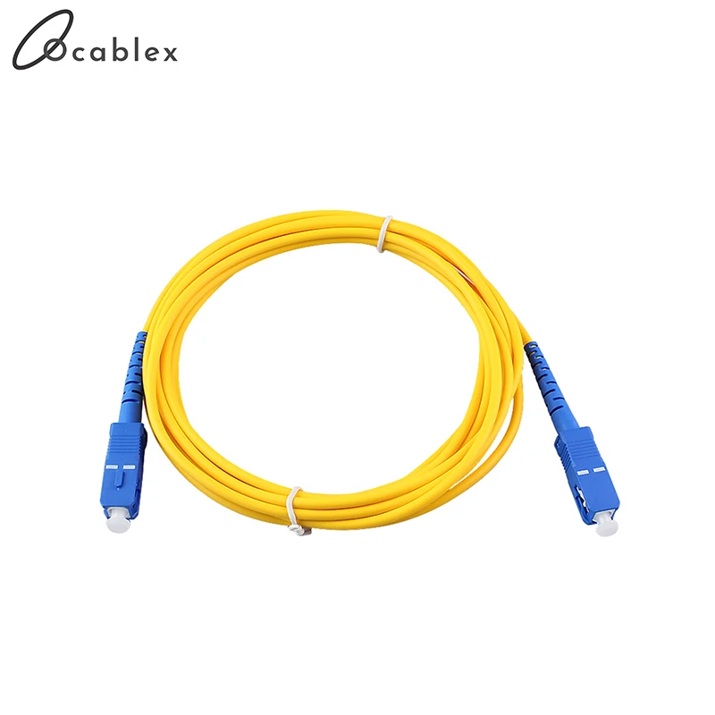 Оптический оптоволоконный соединительный кабель 20 метров SC/PC SC PC SM SX 3 мм м 9/125