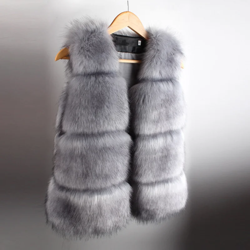 2019 новый искусственный мех норки Лисий женский жилет меховое пальто шуба HN269 |