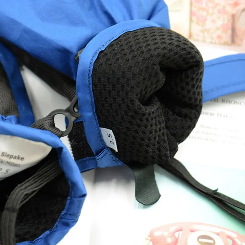 Легкие и тонкие Детские Водонепроницаемые Нескользящие теплые перчатки с