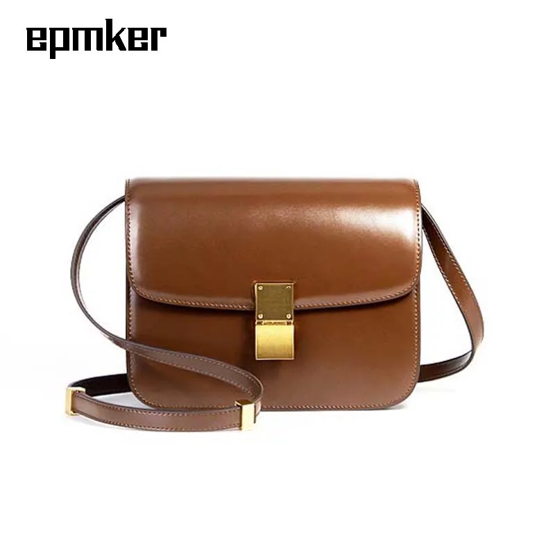 

Сумки EPMKER для женщин, новинка, роскошные дизайнерские сумки с клапаном, Сумки из натуральной кожи 2021, сумка через плечо для женщин, кошельки, ...