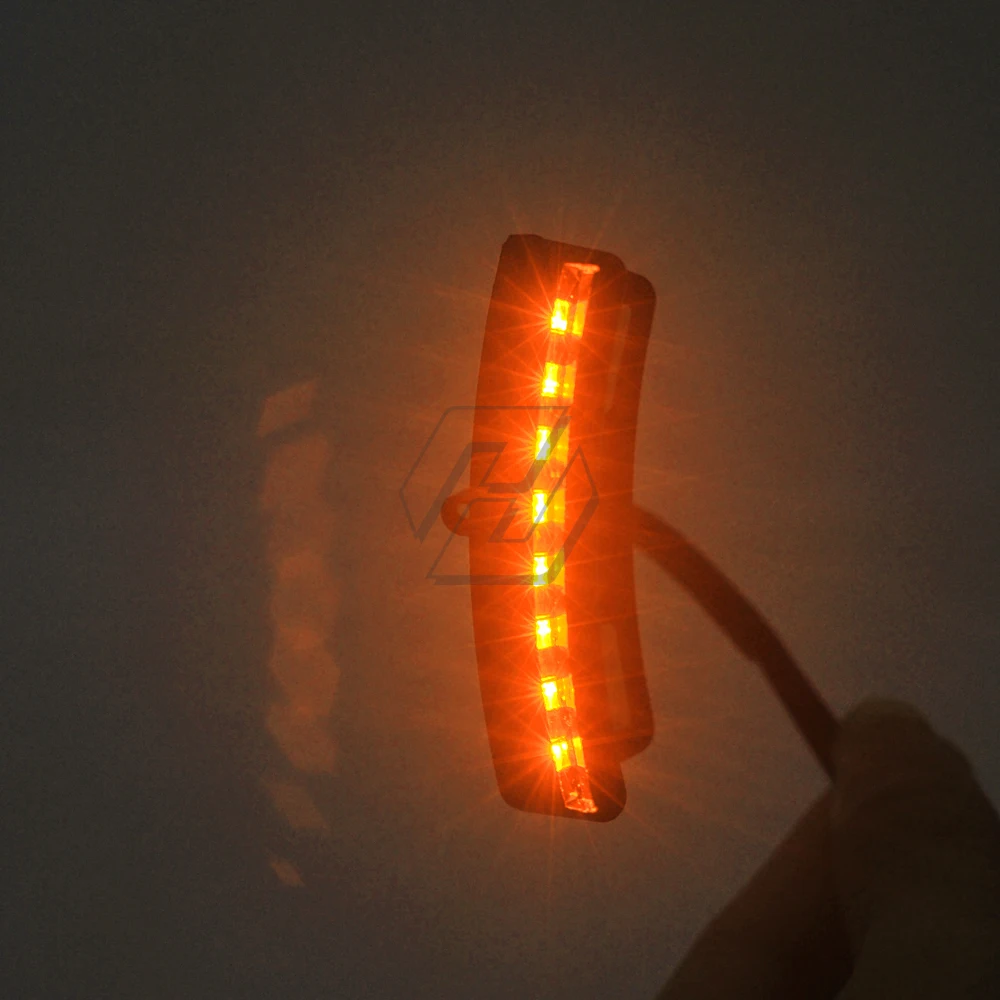 Чехол для мотоциклетного зеркала заднего вида с поворотником и светодиодной