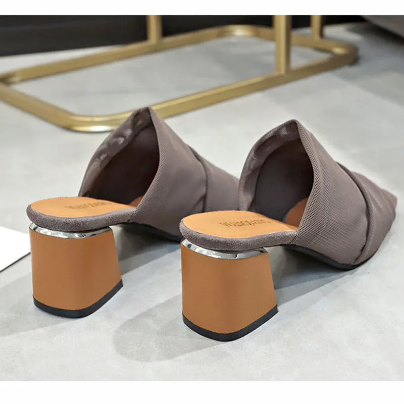 Женские туфли лодочки Модные женские без задника повседневные классические из