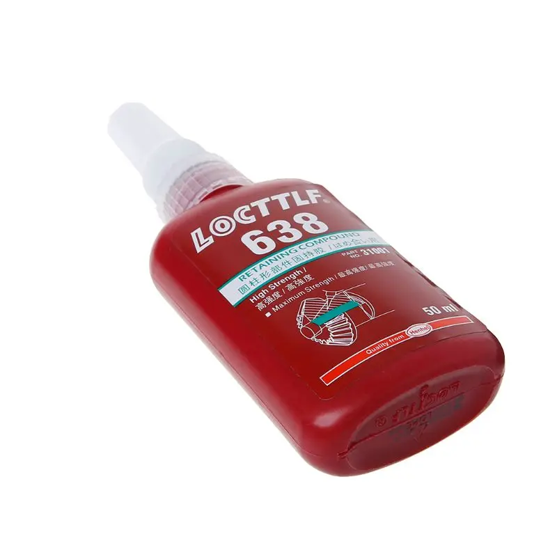 

638 Retaining Compound Thread locker 50ml Adhesive Glue for Bearing Flange Hose F1CB