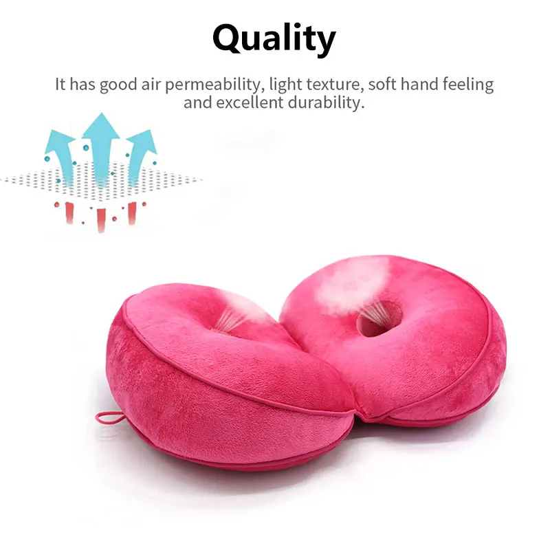 Многофункциональная плюшевая подушка для осанки Корректор с эффектом памяти