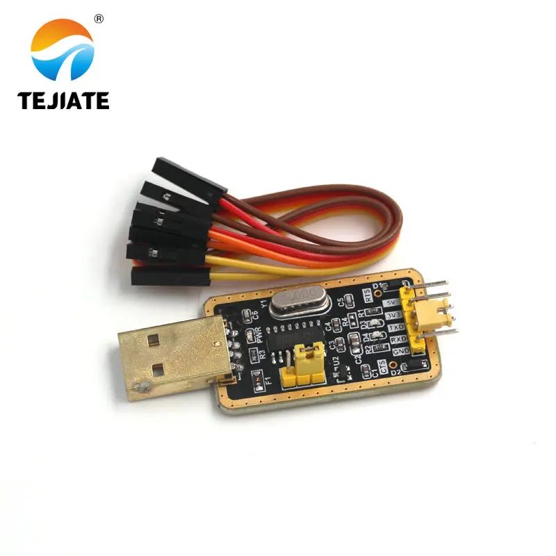 1PCS CH340G FT232BL-RL CH340E Reflesh Module Serial-port-USB To TTL Transform Modular Unit STC Download Wire Gold-colour Type |