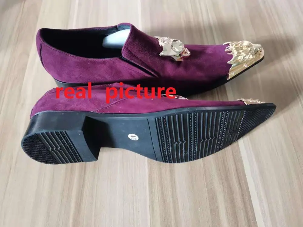 Мужская обувь бордового цвета с острым носком Индивидуальная из кожи без