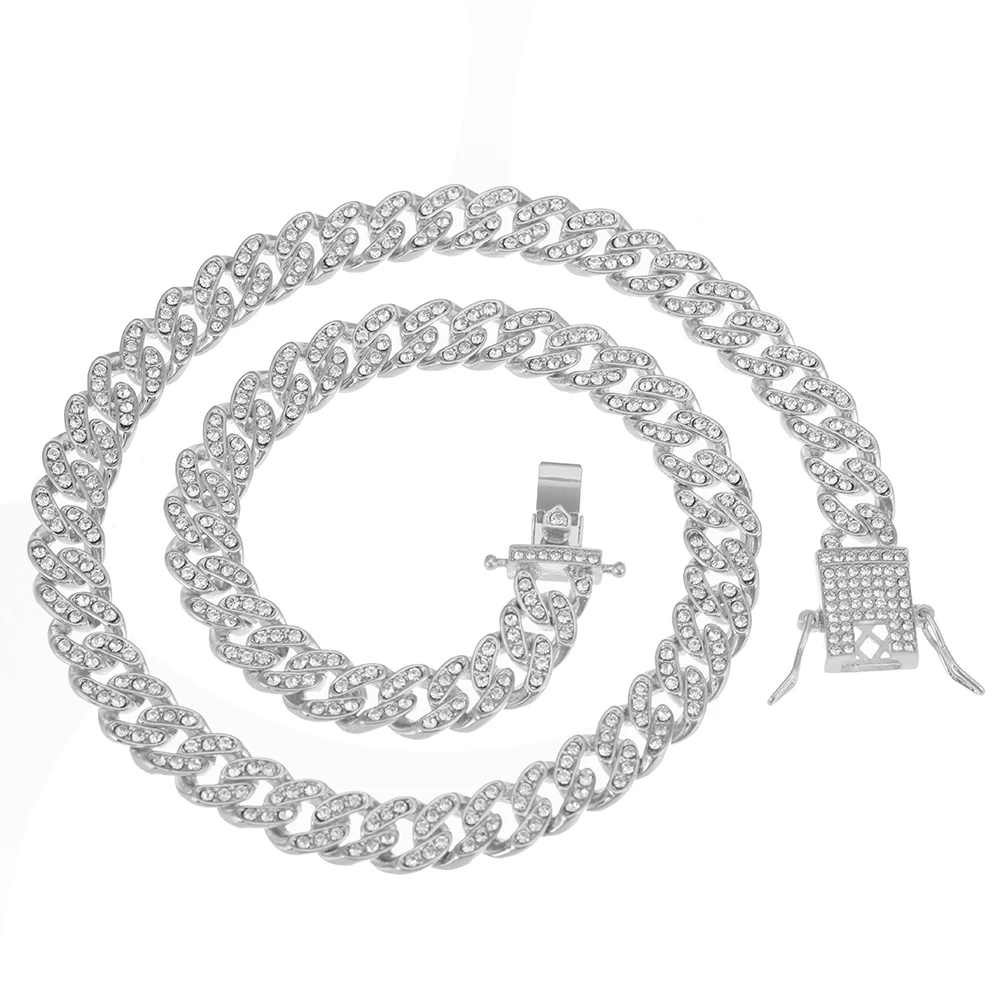 

Punk Miami Cuban Choker Necklace Collar Statement Hip Hop Big Chunky Aluminum Gold Color Thick Chain Necklace Women Jewelry