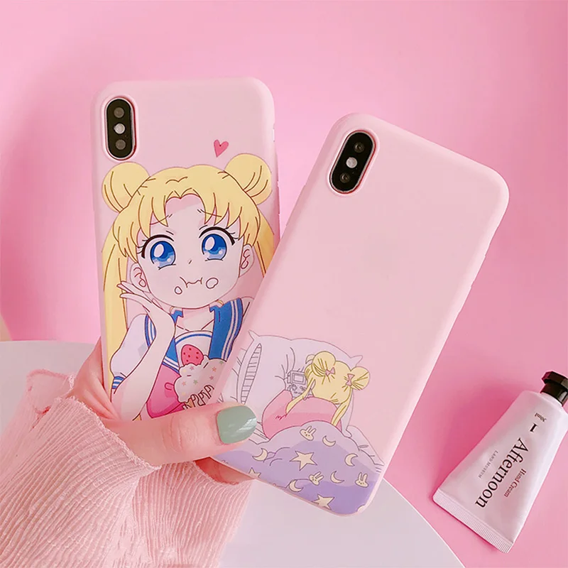 

Cute Cartoon Phone Case For iphoe X XR XS Max Case For iphone 7 8 plus 11 Pro Max SE 2020 12 mini Cover Cute Soft Cases Capa