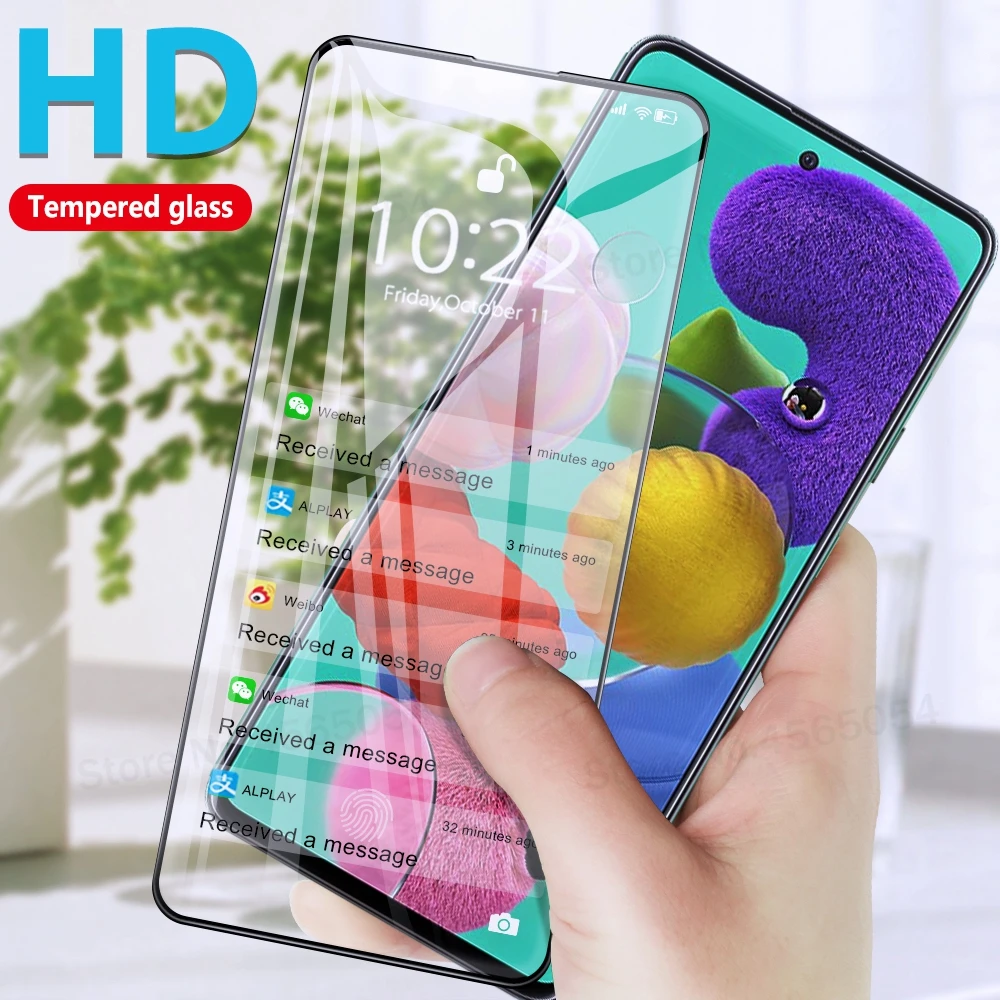 Защитное стекло закаленное для Samsung Galaxy A51/A71/A20/A30/A50/A70/A80|Защитные стёкла и плёнки
