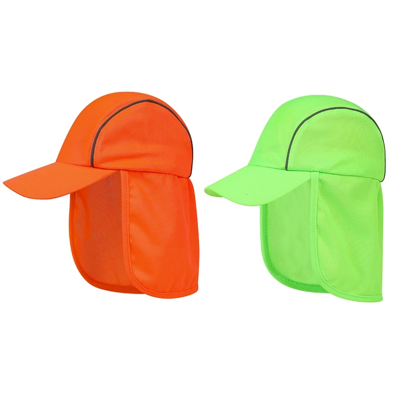 

Fishing Cap With Ear Neck Flap Cover Adjustable Breathable Waterproof Sunshade Folding Mesh Sports Hat
