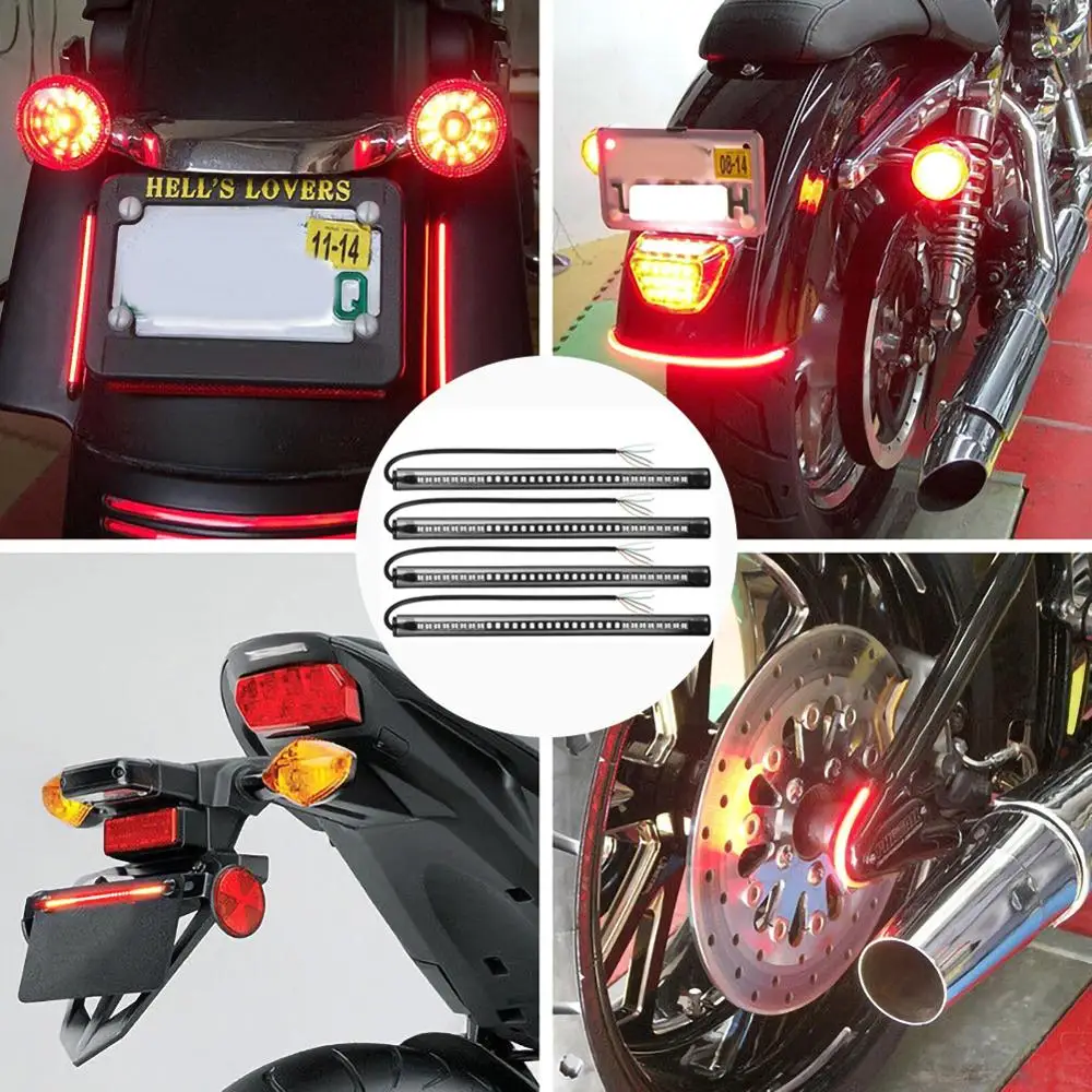 Светодиодный светильник для мотоцикла гибкий 48 дюймов водонепроницаемый SMD