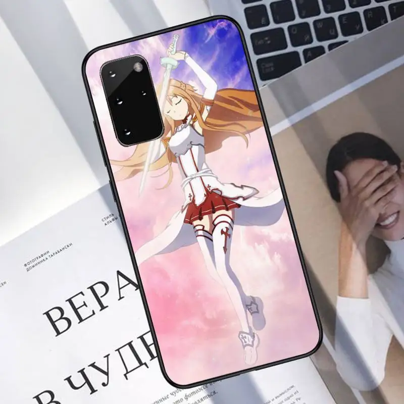 

Sword Art Online Coque Phone Case For Samsung A40 A31 A50 A51 A71 A20E A20S S8 S9 S10 S20 Plus note 20 ultra
