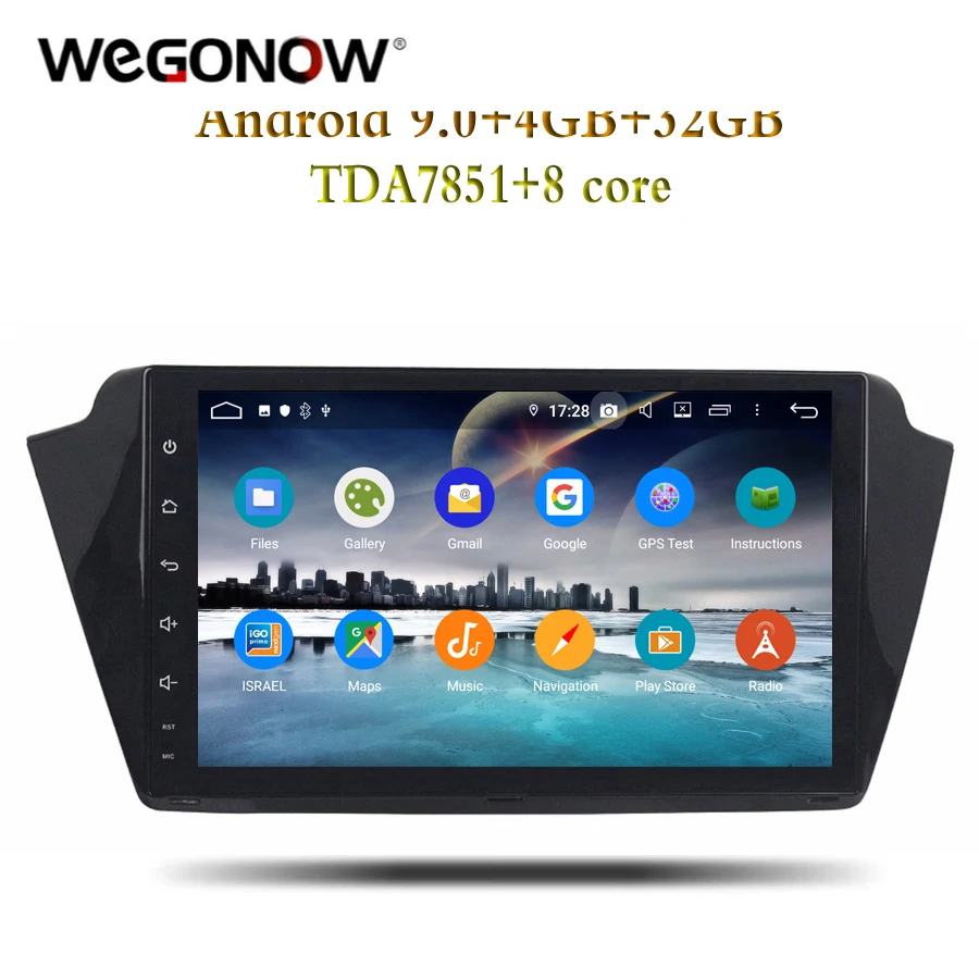 HD 9 &quotDSP IPS 1DIN Android 0 для VW Fabia 2015 2016 2017 4 Гб RAM автомобильный DVD плеер GPS ГЛОНАСС карта