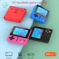 mini portable retro manual video game console 3 0 inch hd color screen childrens color game console including 500 game