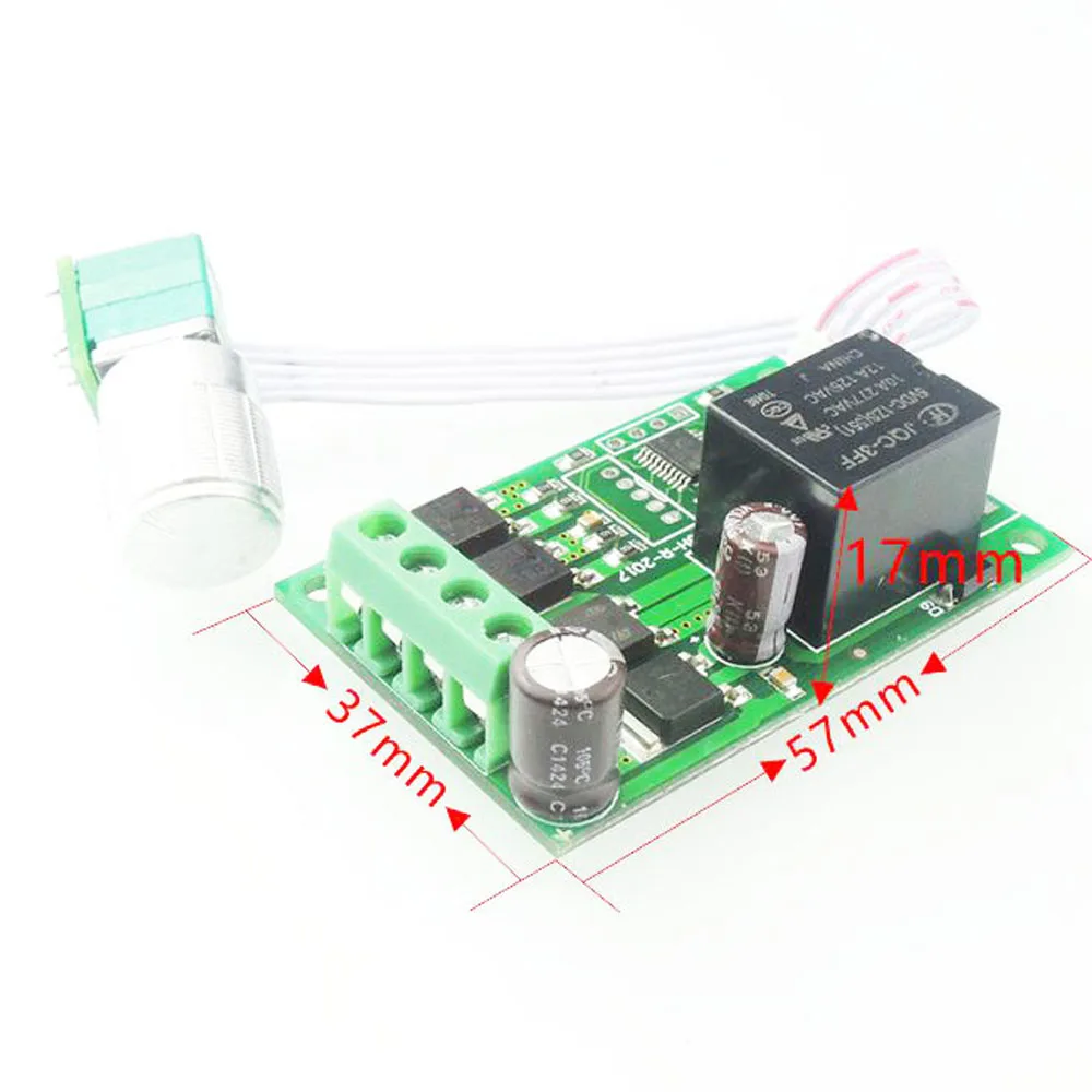 

12V 24V 3A PWM DC Motor Controller Automatic Forward and Reverse Motor Speed Adjustable Electric Regulator Electronic Governor