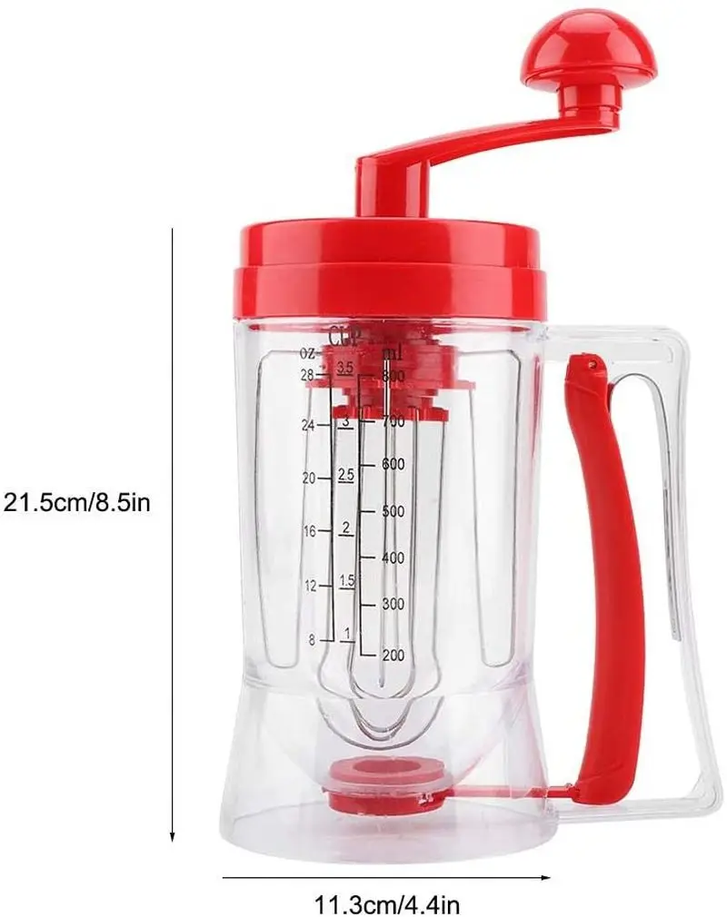 Ручной ручной диспенсер для блинов капкейков блендер инструмент выпечки тортов