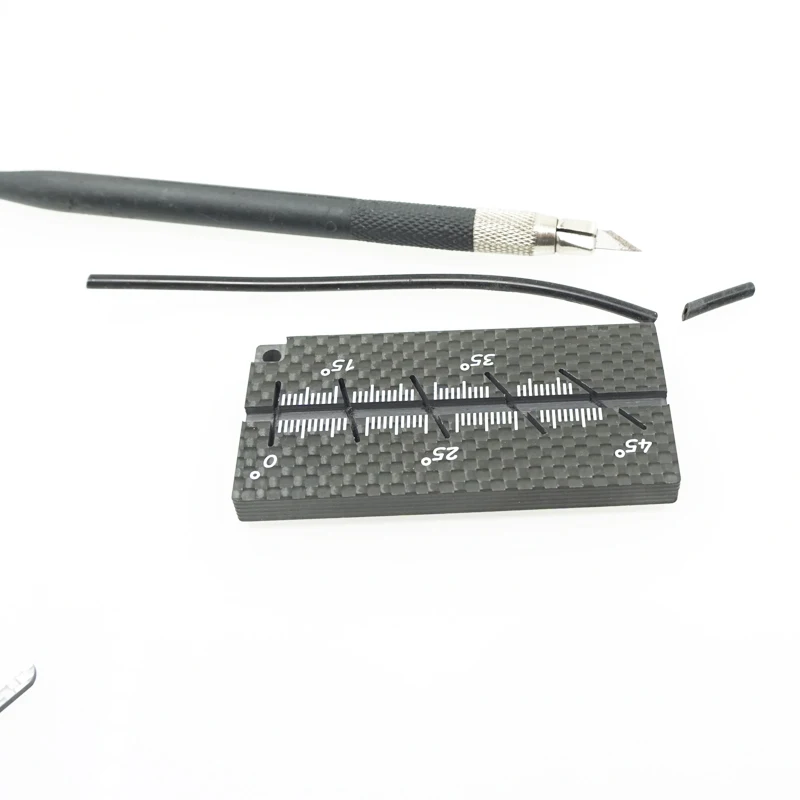 Pаспродажа Самодельный инструмент Tamiya Mini 4WD для резки резиновой трубки и губчатого тормоза с угловым углеродным инструментом для мини 4wd гоночного авт...