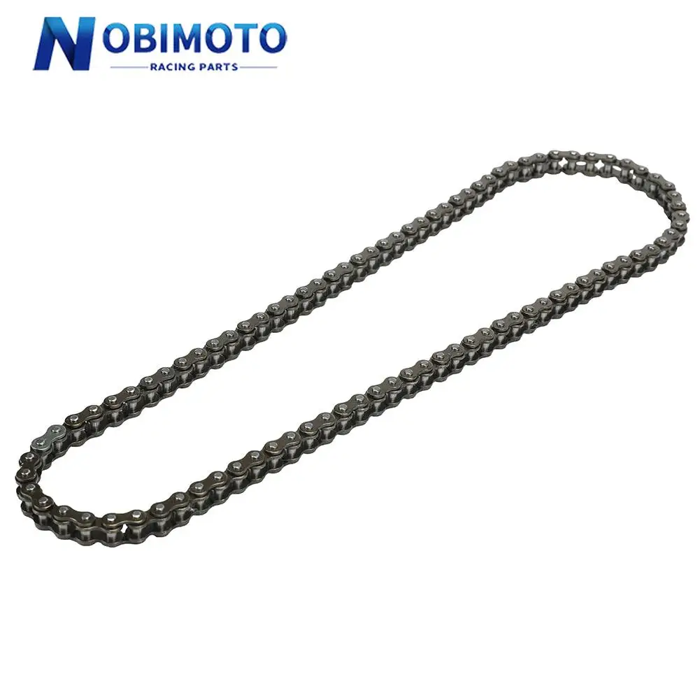 

Цепь ГРМ для мотоцикла, кулачковая цепь 25H 90L, звенья для горизонтального двигателя Lifan LF 125cc 150cc, велосипед-яма