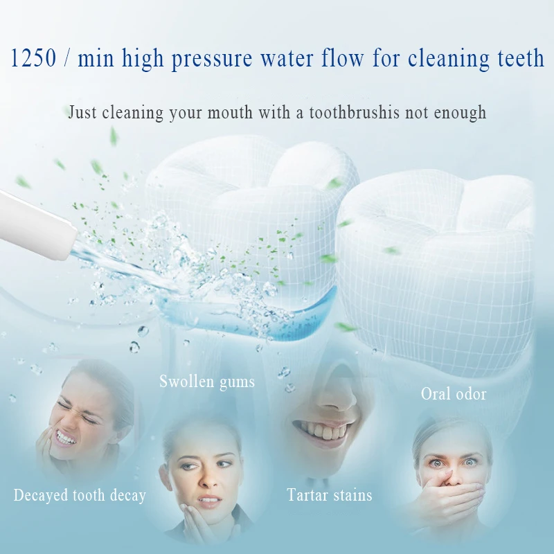 Ирригатор для полости рта водный Флоссер портативный очиститель зубов ирригатор