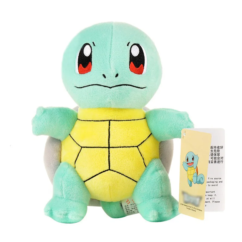 Squirtle Psyduck skirtle Snorlax Bulbasaur Jigglypuff Pichu Lapras Мягкая Милая коллекция качества Gx Ex Мега плюшевые куклы игрушки - Цвет: Squirtle