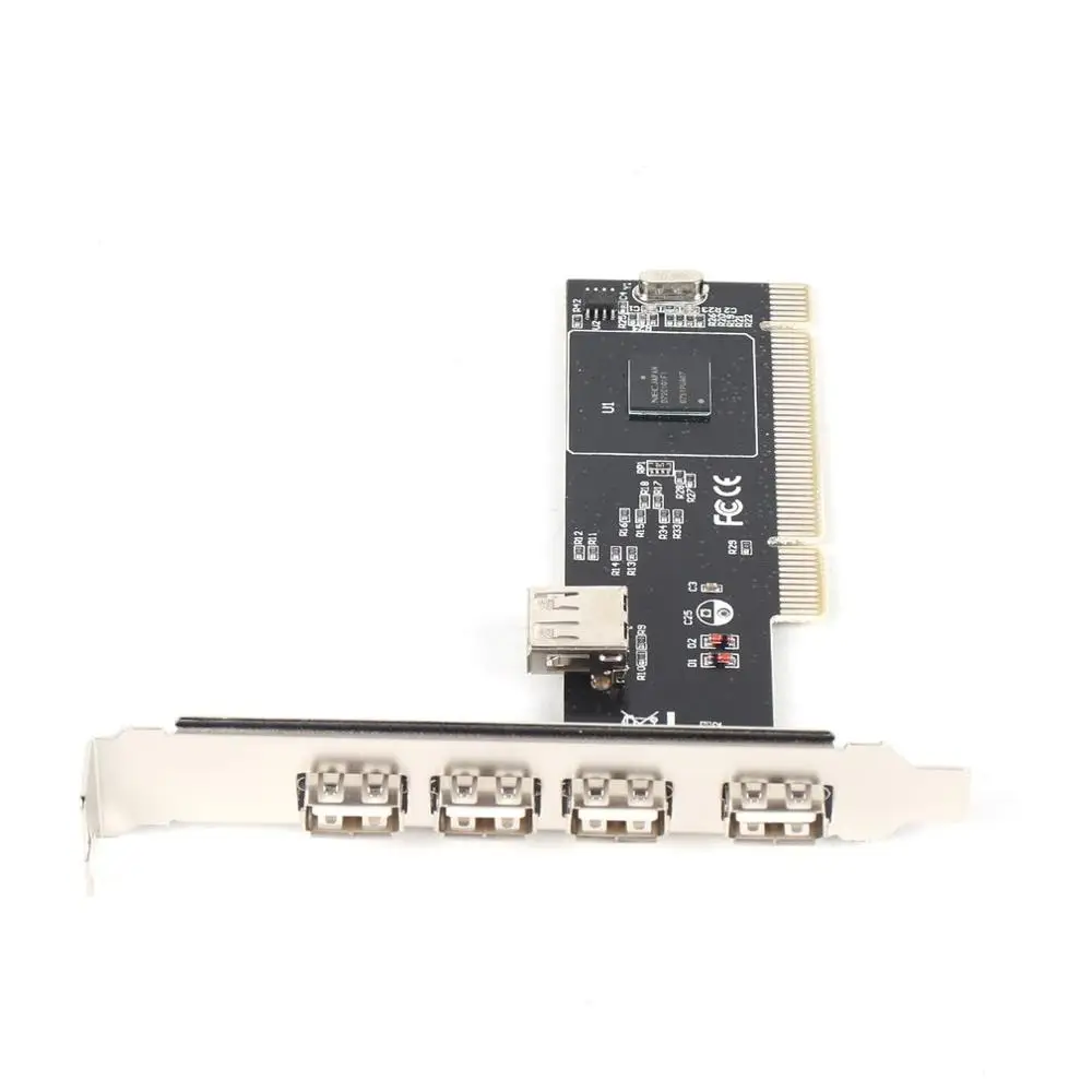 5 портов USB 2 0 USB2 PCI карты контроллер адаптер конвертер для NEC новый оптовый магазин