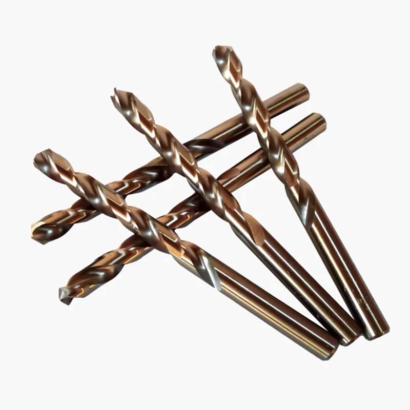 

GTBL 5PCS/Set 4/5/6/8/10mm Straight Shank M35 Cobalt High Speed Steel HSS Twist Drill Bits Set Professional Woodwork Metal Drill