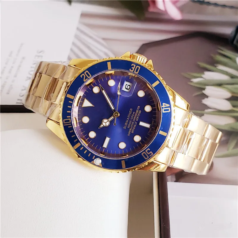 

Мужские часы submariner с автоматическим механическим ремешком из нержавеющей стали