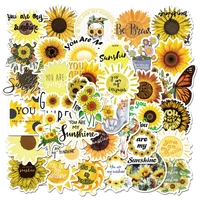103050pcs sunflower you are my sunshine stickers skateboard guitar laptop motorcycle travel luggage classic toy sticker decal