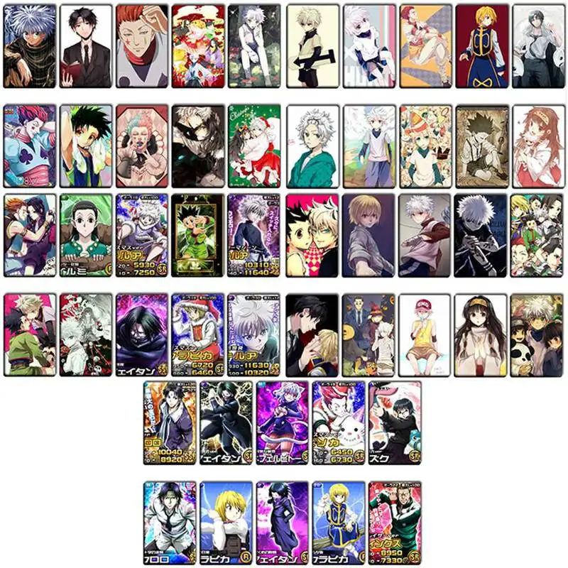 10 шт. наклейки с персонажами Killua Hisoka Kurapika Meruem Chrollo Kite Classic JP Манга Аниме наклейка