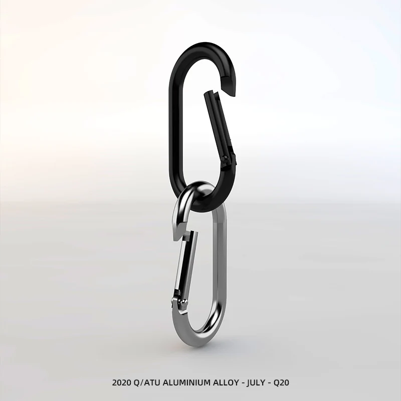 6 шт. брелок для ключей из алюминиевого сплава ручной работы Открытое кольцо с